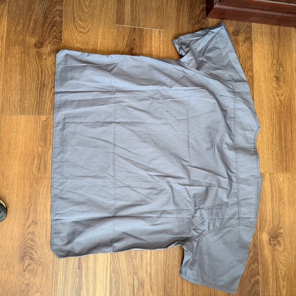 Carhartt Liberty Scrub Set Mens 2X Pewter Gray Ripstop V-Neck Top Cargo Pants - Picture 3 of 10